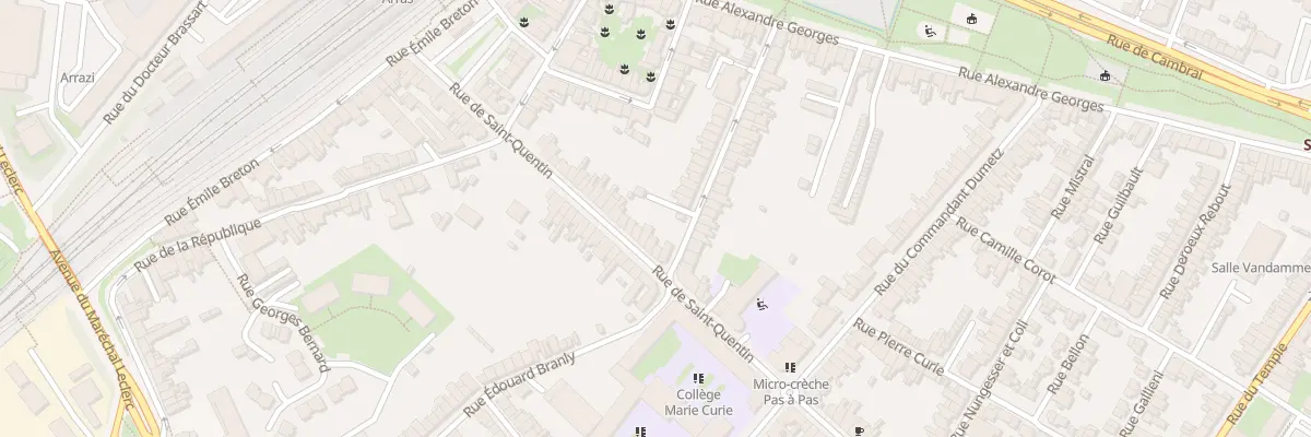 Plan du 37 Rue de Saint - Quentin à Arras