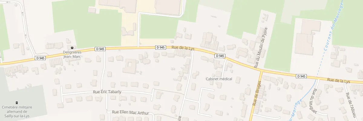 Plan du 2276 Rue de la Lys à Sailly-sur-la-Lys
