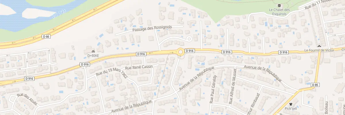 Plan du 2 Rue Edmond Rostand au Soler