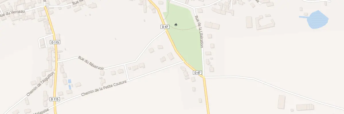 Plan du 2 Rte de Chatillon à Blandy