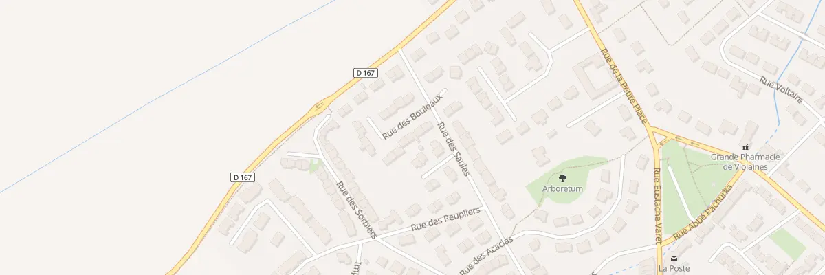 Plan du 9 Rue des Bouleaux à Violaines
