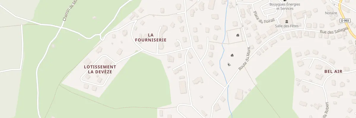 Plan du 3 Che de la Fourniserie à Salles-Curan