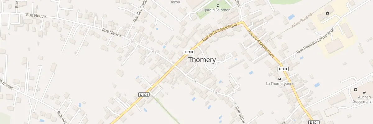 Plan du 15 Rue de la République à Thomery
