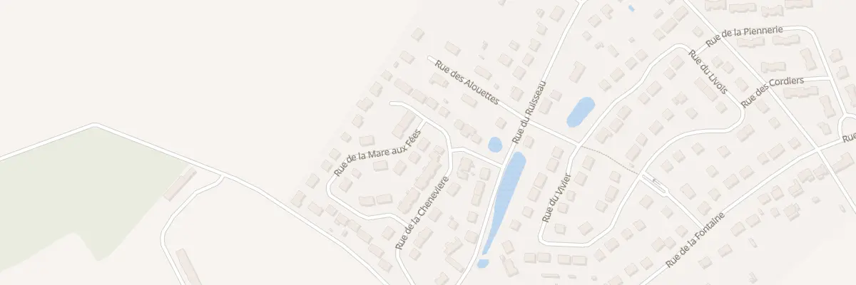 Plan du 202 Rue de la Mare aux Fées à Amilly