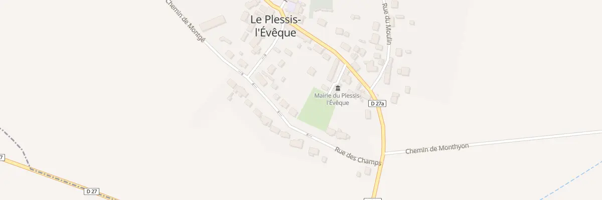 Plan du 19 Rue des Champs au Plessis-l’Évêque
