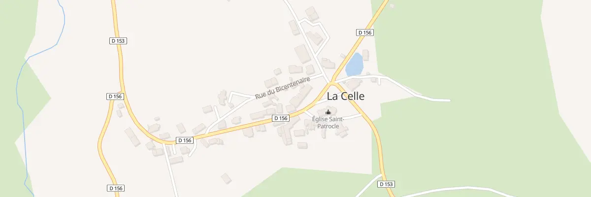 Plan du 6 Rue Principale à La Celle
