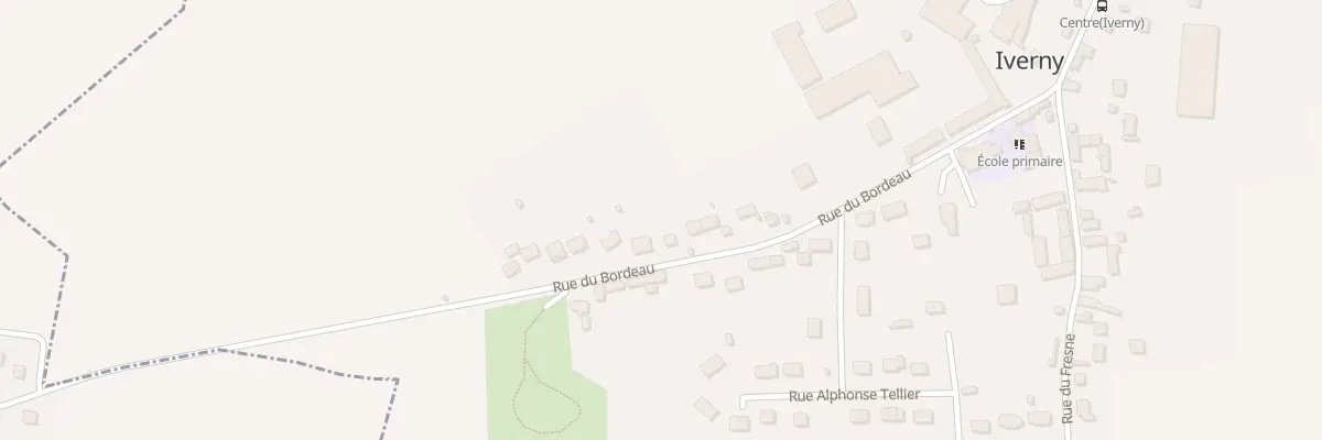 Plan du 12B Rue du Bordeau à Iverny