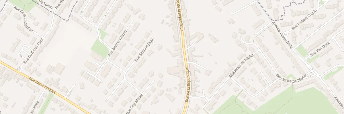 Plan du 20 Rue de la République à Beaurains