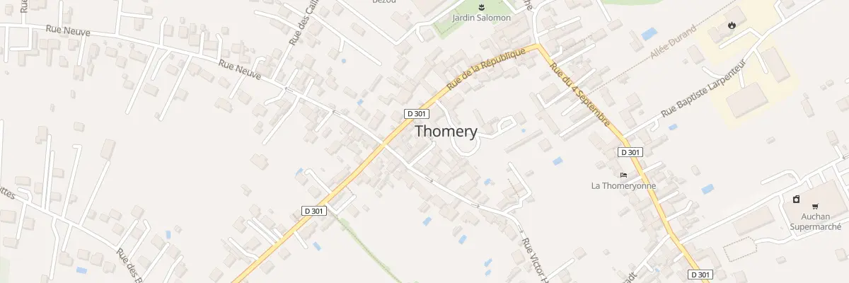 Plan du 9 Rue Victor Hugo à Thomery