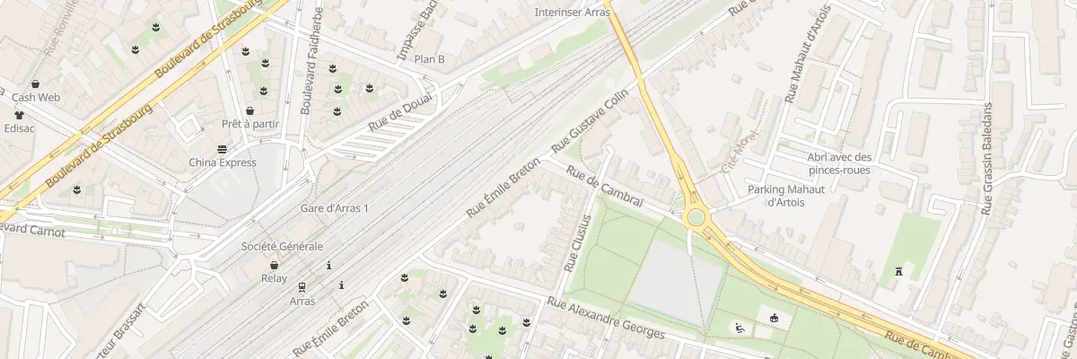 Plan du 2B Rue de Cambrai à Arras