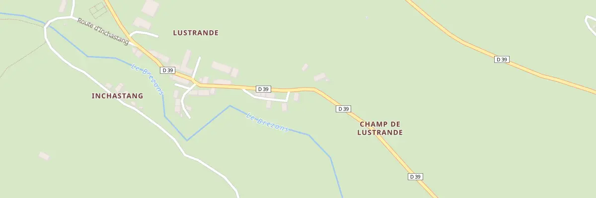 Plan du 92 Lustrande à Brezons