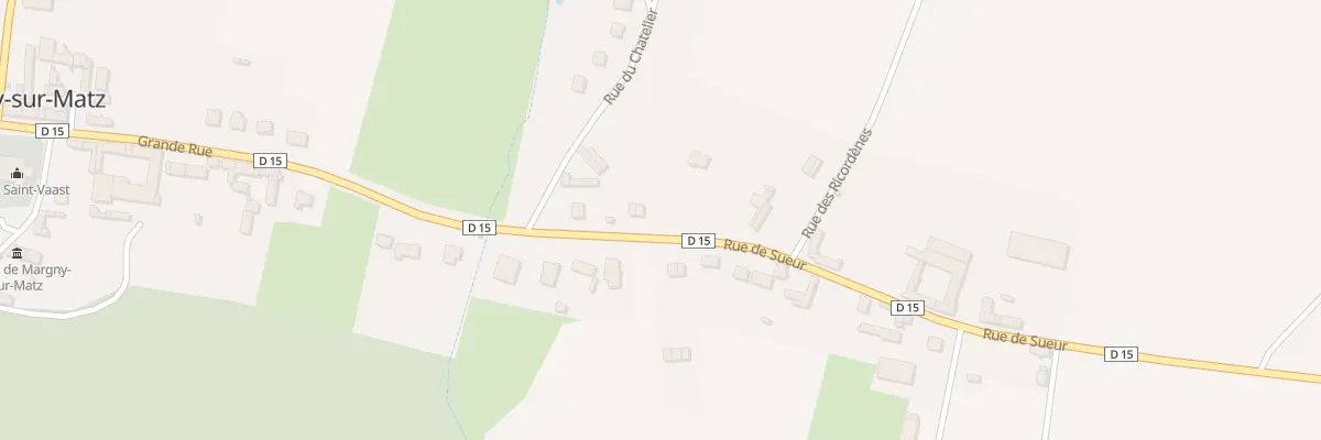 Plan du 100 Rue de Sueur à Margny-sur-Matz