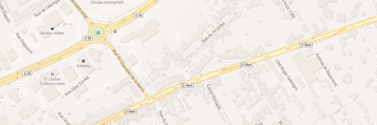 Plan du 11 Rue du 14 Juillet à Liévin