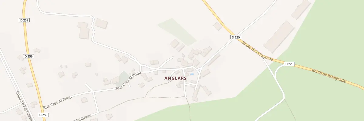 Plan du 5206 Anglars à Bertholène