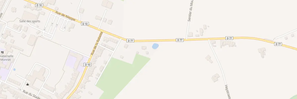 Plan du 15 Rue du Pont d’Achelles à Steenwerck