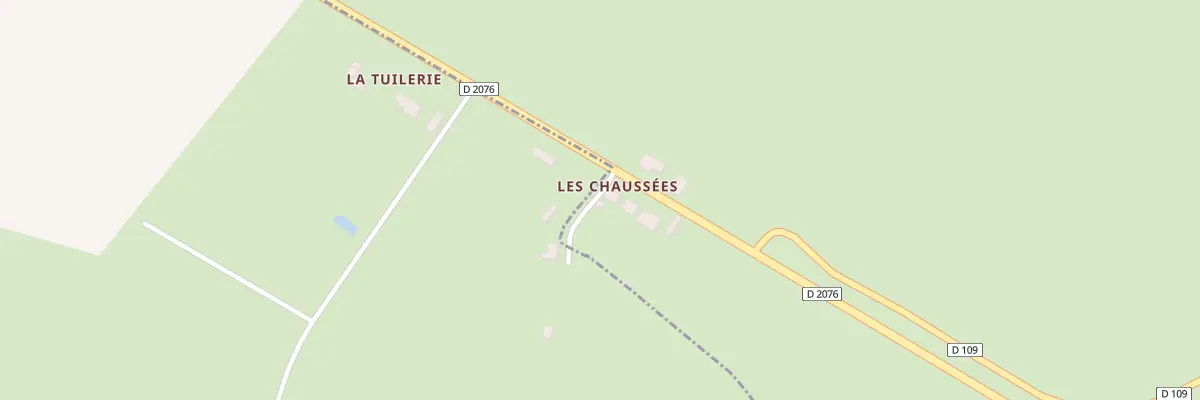 Plan du 2 Les Chaussees à Charly