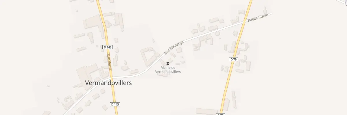 Plan du 8 Rue de Navierge à Vermandovillers