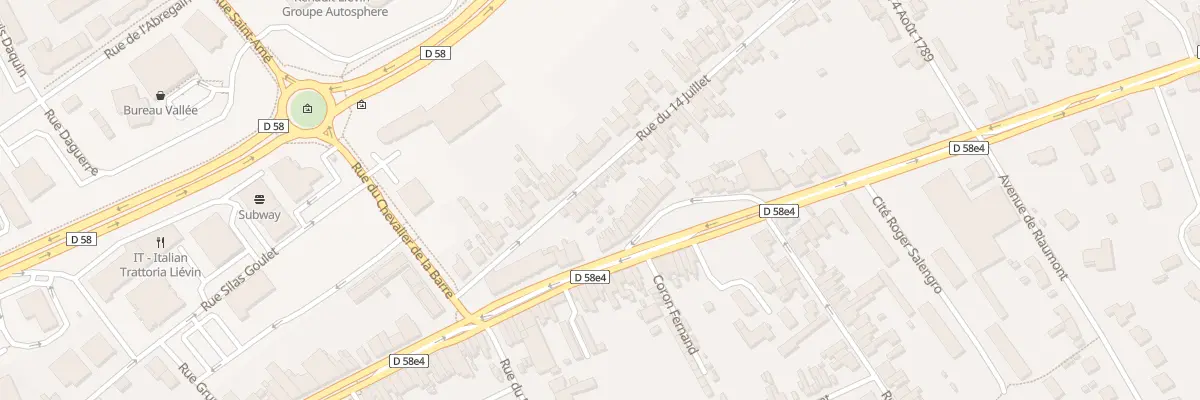 Plan du 13 Rue du 14 Juillet à Liévin