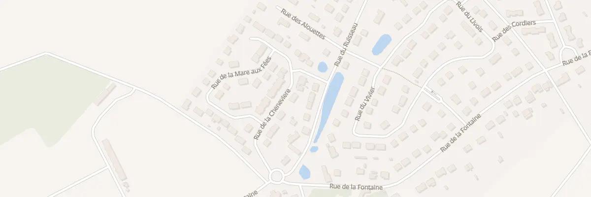 Plan du 134 Rue de la Chenevière à Amilly