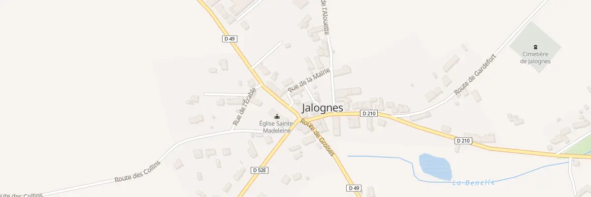 Plan du 4 Pl de l’Eglise à Jalognes