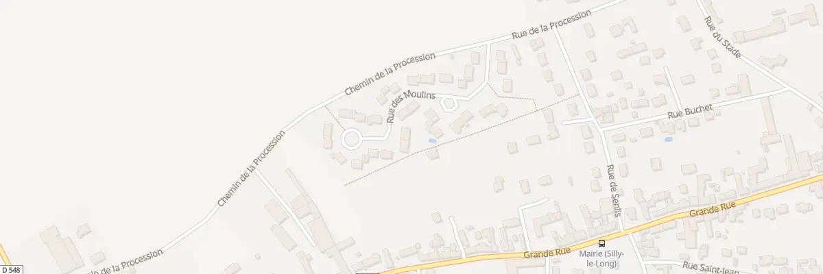 Plan du 23 Rue des Moulins à Silly-le-Long