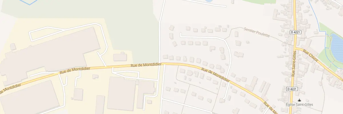 Plan du 30 Rue de Montdidier à Roye