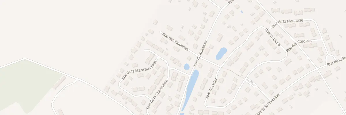 Plan du 267 Rue de la Mare aux Fées à Amilly