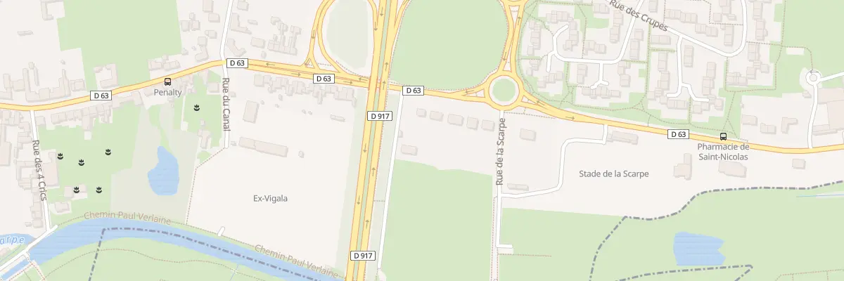 Plan du 30 Rue de la Forge au Fer à Saint-Nicolas
