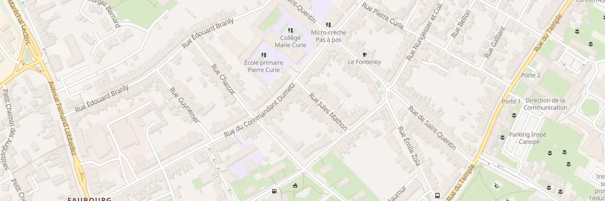 Plan du 2 Rue Jules Mathon à Arras