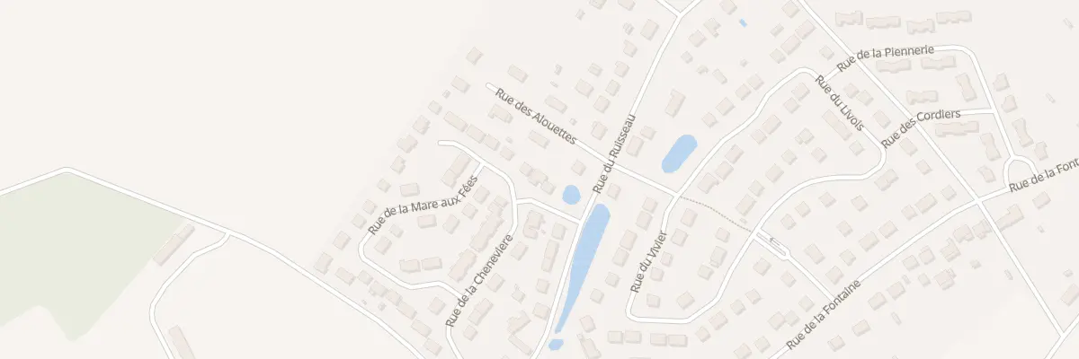 Plan du 281 Rue de la Mare aux Fées à Amilly