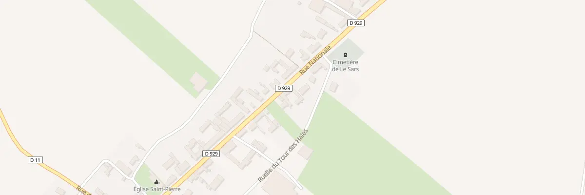 Plan du 4 Rue Nationale au Sars