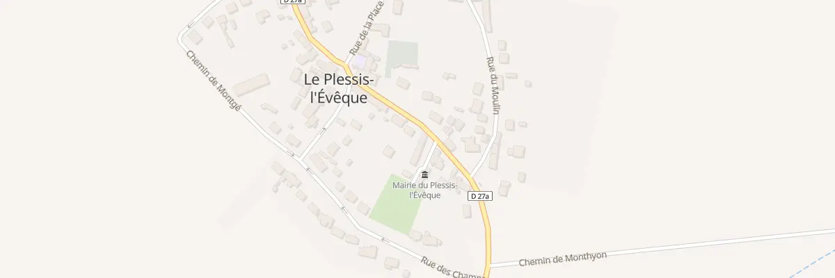 Plan du 15 Rue du Pommeret au Plessis-l’Évêque