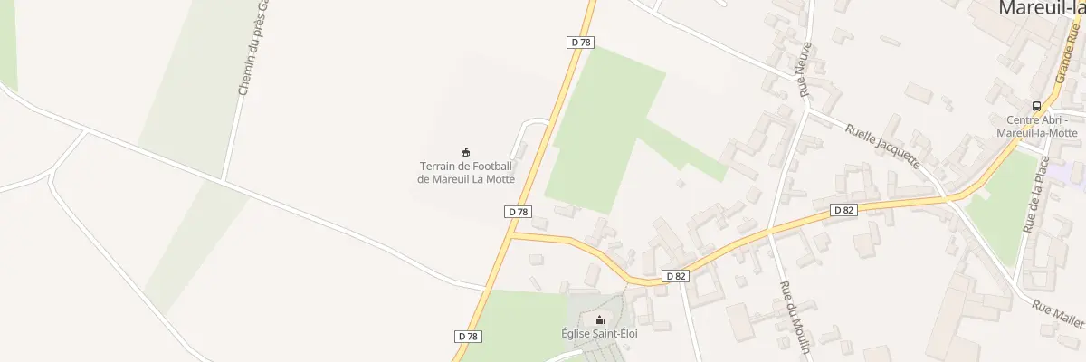 Plan du 26 Rue de l’Eglise à Mareuil-la-Motte