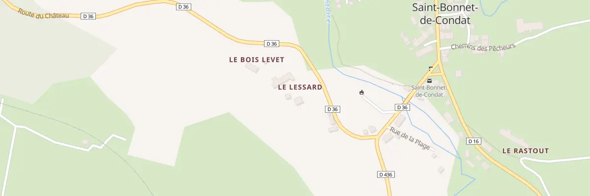 Plan du 5041 Lessard à Saint-Bonnet-de-Condat