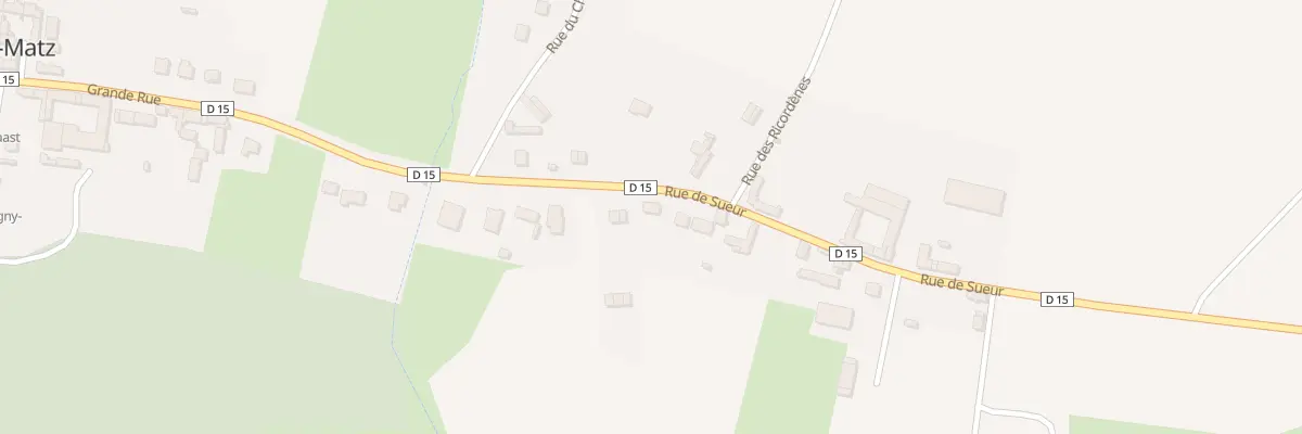 Plan du 166 Rue de Sueur à Margny-sur-Matz
