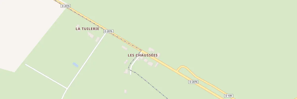 Plan du 1 Les Chaussees à Charly