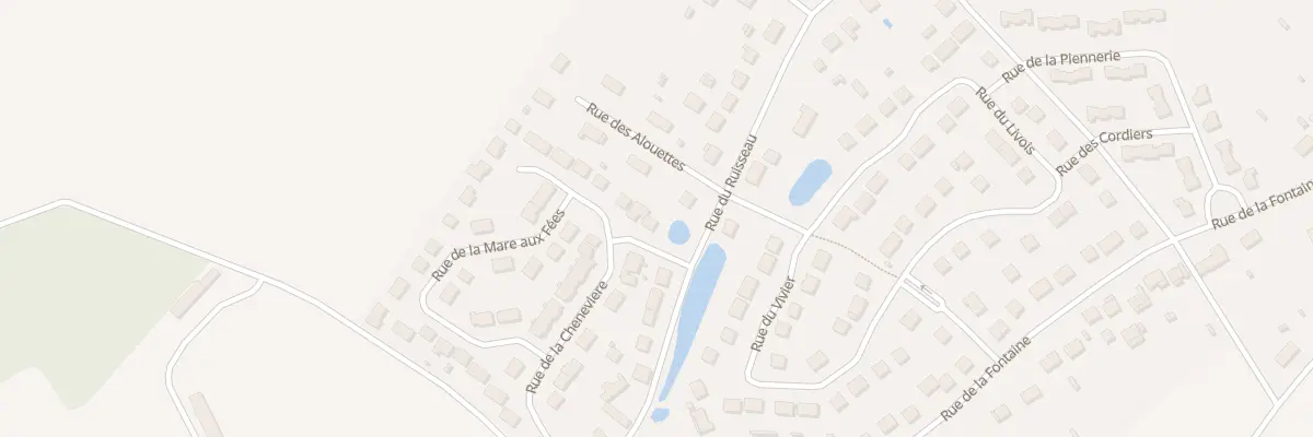 Plan du 293 Rue de la Mare aux Fées à Amilly