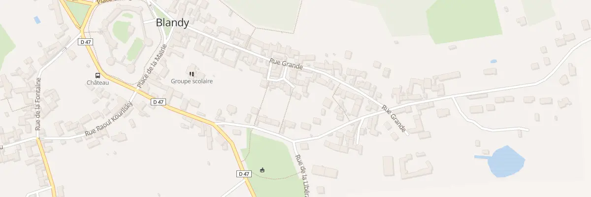 Plan du 32B Pl du Pleu à Blandy