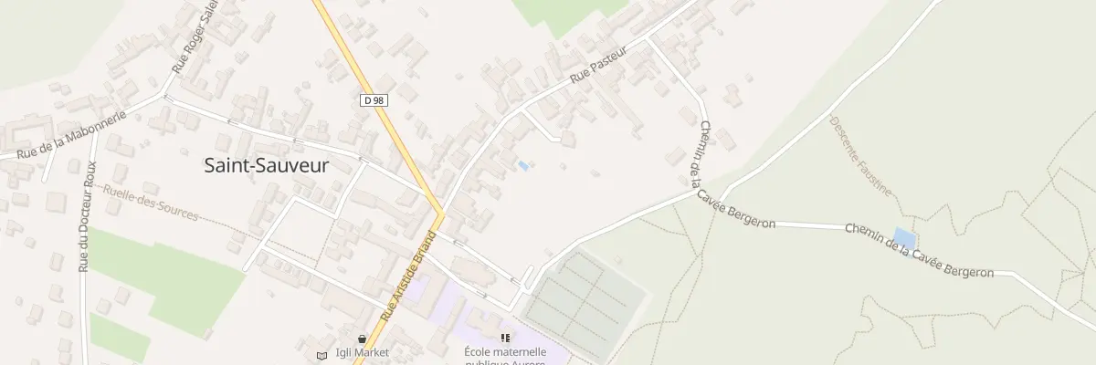 Plan du 85 Rue Pasteur à Saint-Sauveur