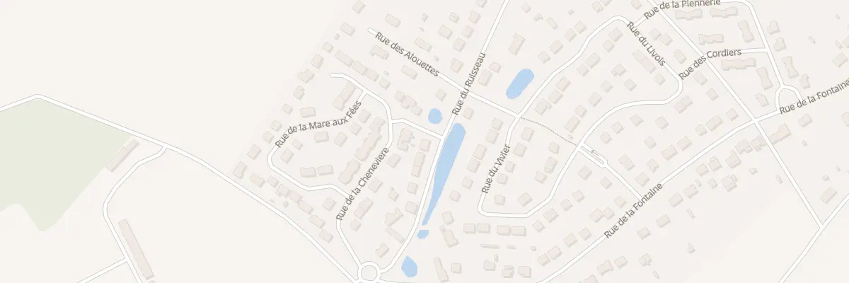 Plan du 165 Rue du Ruisseau à Amilly