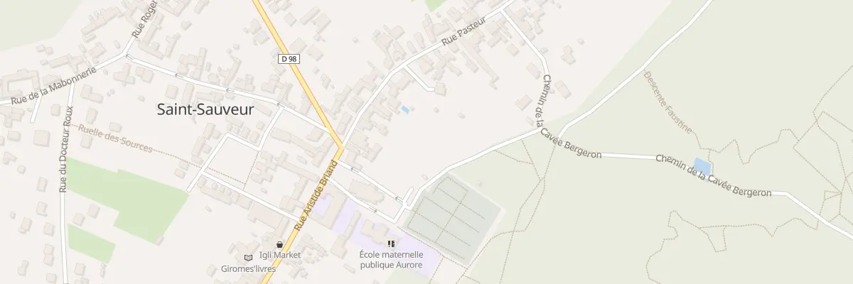 Plan du 73 Rue Pasteur à Saint-Sauveur