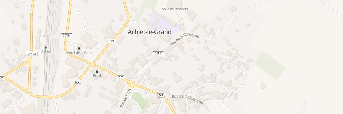 Plan du 17 Rue de la Mairie à Achiet-le-Grand