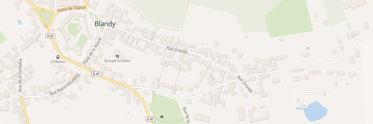 Plan du 34T Rue Grande à Blandy