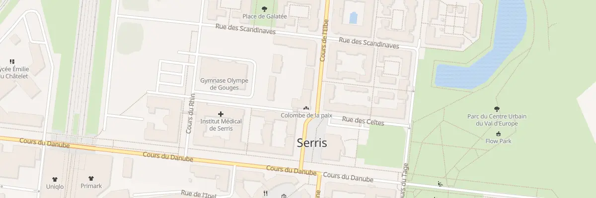 Plan du 33 Crs de l’Elbe à Serris