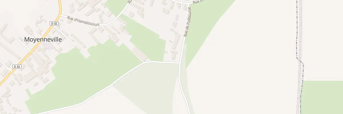 Plan du 9 Rue de Poilbourse à Moyenneville