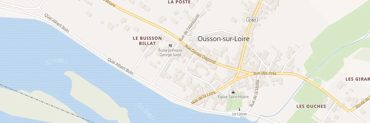 Plan du 11 Rue des Marronniers à Ousson-sur-Loire