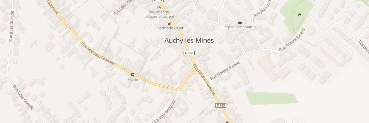 Plan du 157 Rue Ignace Humblot à Auchy-les-Mines
