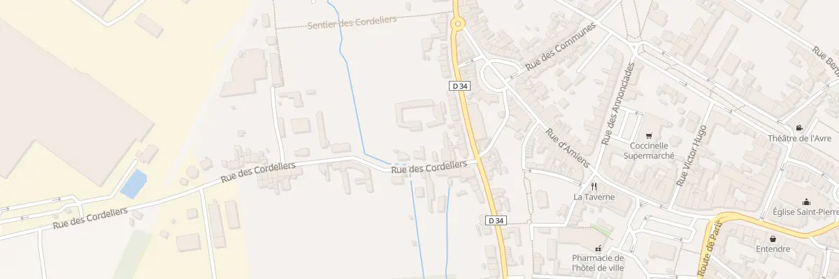 Plan du 6 Rue des Cordeliers à Roye