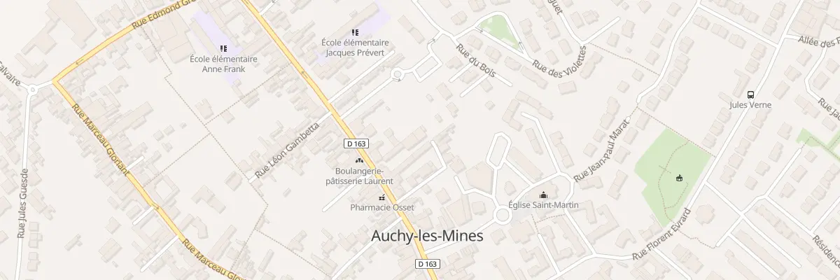 Plan du 130 Rue Ignace Humblot à Auchy-les-Mines