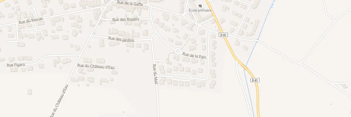 Plan du 4 Rue de la Paix à Luc-sur-Orbieu